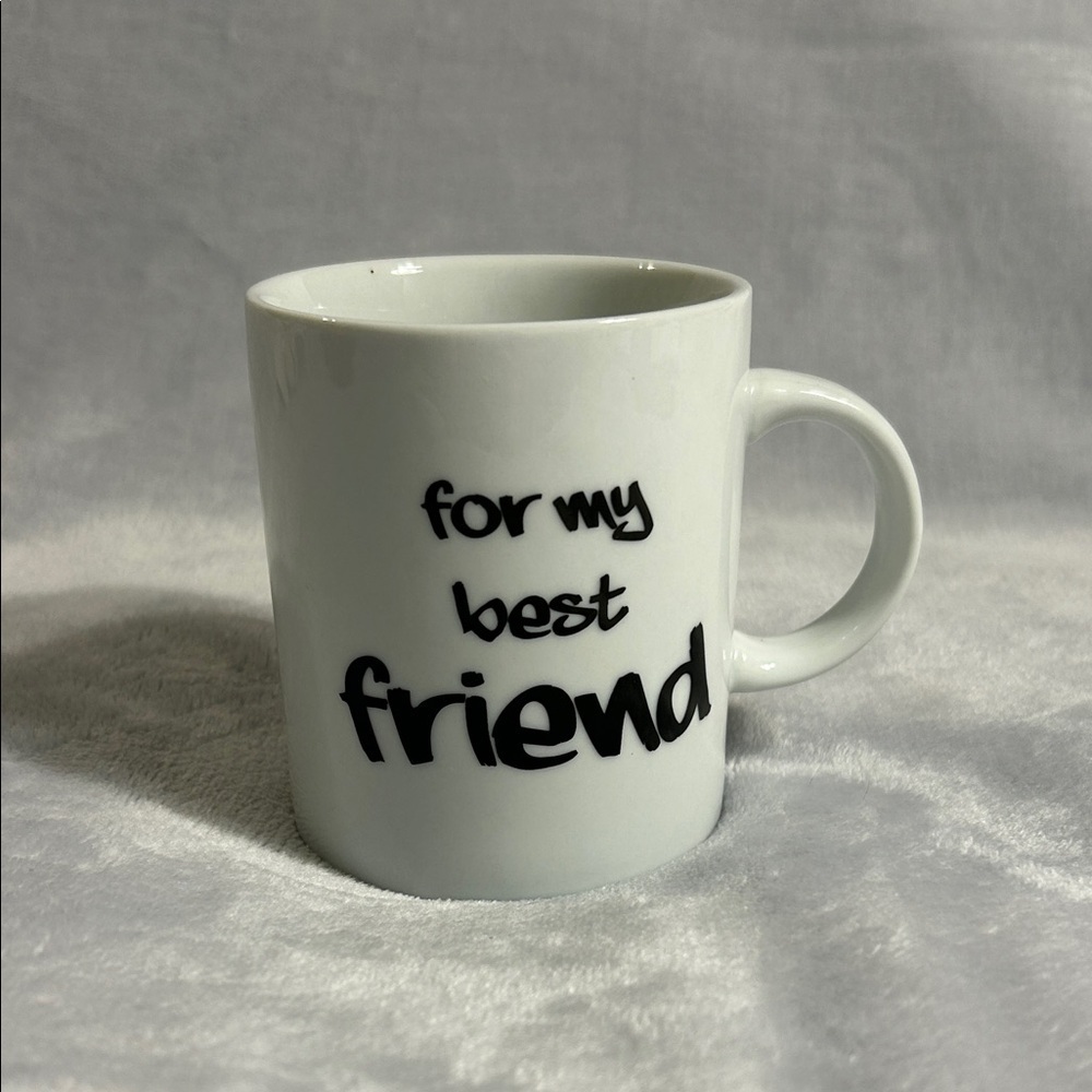 White Ceramic Mug with Black Text (Humorous Prank Mug)